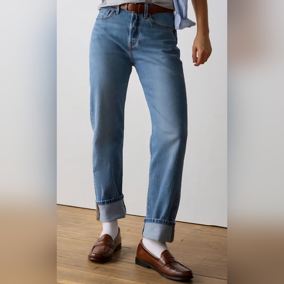 Levi's Denim - Levi’s® 501 Curve High-Rise Straight Leg Jean, Lucid Dream, Retail $98.00 USD